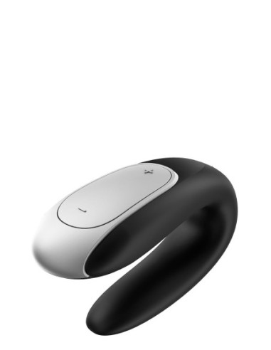 SATISFYER DOUBLE FUN CONNECT APP BLACK