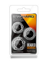 STAY HARD BEADED COCKRINGS CLEAR