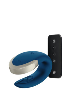 SATISFYER DOUBLE LOVE CONNECT APP BLUE 2
