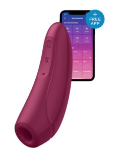 SATISFYER CURVY1+ CONNECT APP ROSE RED