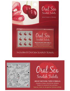 ORAL SEX SCRATCH TICKETS